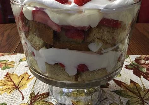 Recipe Of Perfect Easy Strawberry Cheesecake Trifle Supertcc