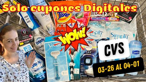 CVS Compras BUENISIMAS Con Solo Cupones DIGITALES NO TE LAS PIERDAS