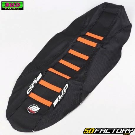 Housse De Selle KTM SX 125 250 SX F 450 Bud Racing Noire Et Orange