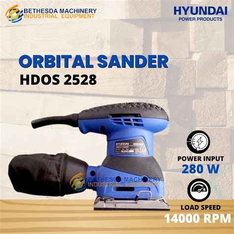 Jual Mesin Amplas Finishing Kayu Orbital Sander Hyundai Amplas Kayu