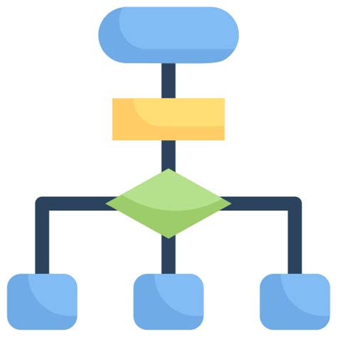 Flowchart Generic Flat Icon