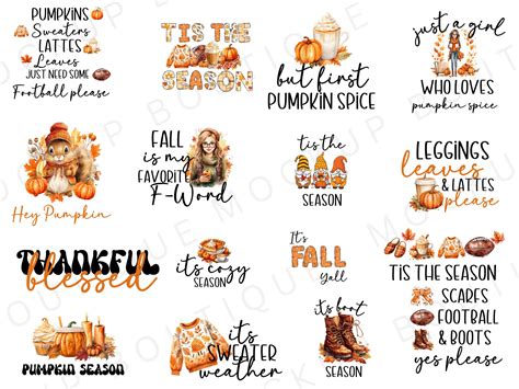 Fall Svg Fall Svg Bundle Autumn Svg Thanksgiving Svg Fall Etsy