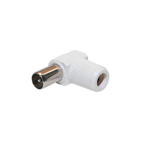 Mod 126 E Conector Antena TV Macho Acodado