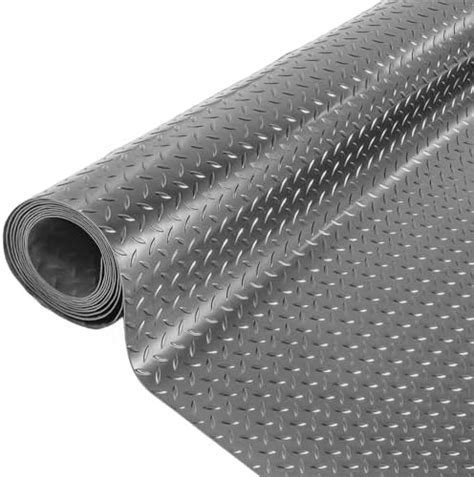 Tonchean Garage Floor Mat Rubber Matting Roll 5x1m Coin Flooring Roll