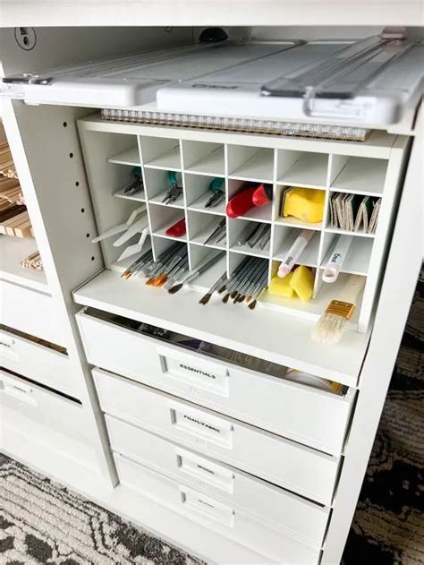 Easy Diy Craft Table With Create Room Cubby Discount Code Organized