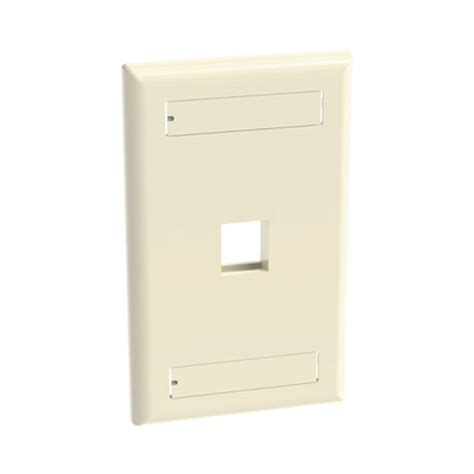 PANDUIT NK1FEIY Placa De Pared Vertical Salida Para 1 Puerto Keystone