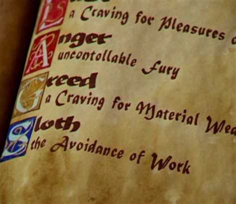 The Seven Deadly Sins The Charmed Legacy Wiki Fandom Powered By Wikia