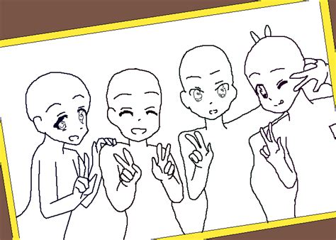 pixilart traced bff base  moovies