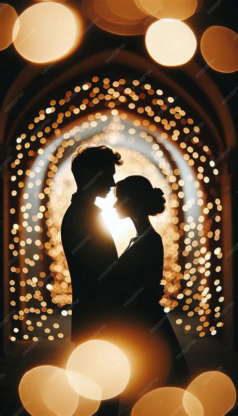 Premium Photo | Couple Holding Hands in Sunset Silhouette