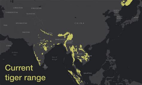 Bengal Tiger Habitat Map