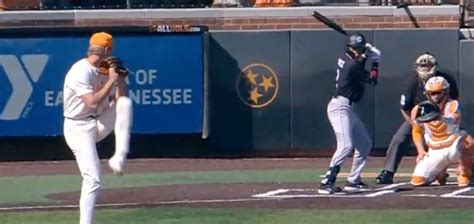 Tennessee Ben Joyce Throws 1055 Mph Pitch Breaks Ncaa Record