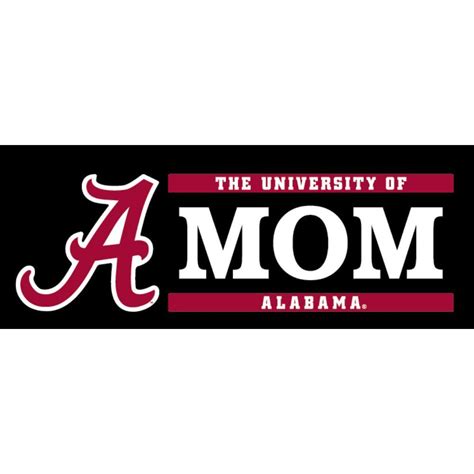 Bama Alabama 6 X 2 Mom Block Decal Alumni Hall