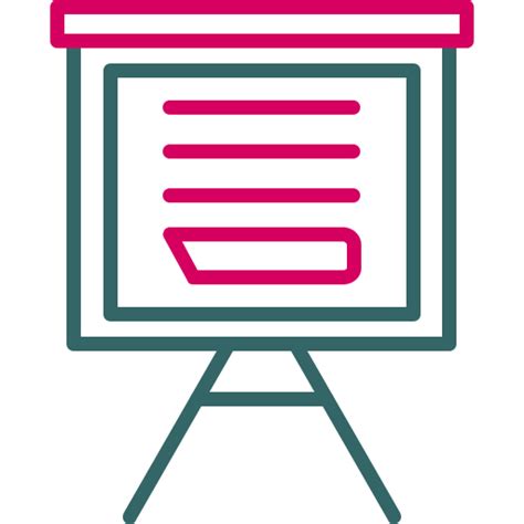 Chalkboard Generic Color Outline Icon