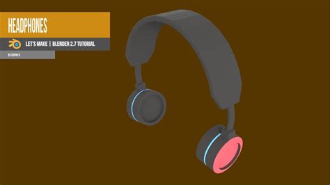 How To Make Low Poly Headphones In Blender 2 7 YouTube