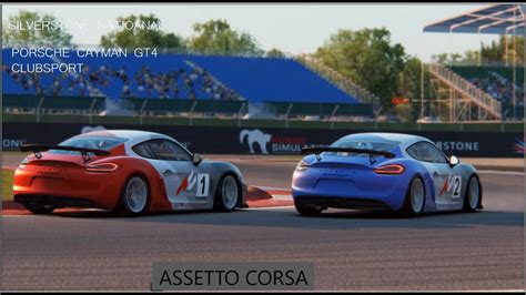 PORSCHE CAYMAN GT4 CLUBSPOERT SILVERSTONE INTERNATIONAL ASSETTO CORSA