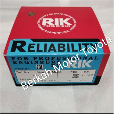 Jual Ring Seher Piston Kijang Kapsul Bensin K Cc Oversize