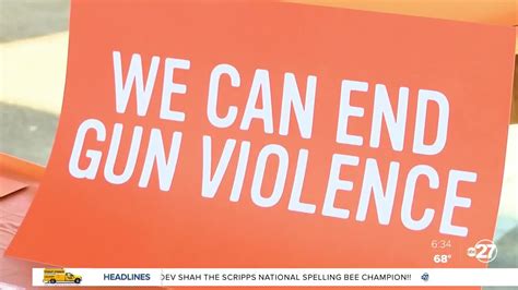 Moms Demand Action Wears Orange To Raise Awareness For Gun Violence