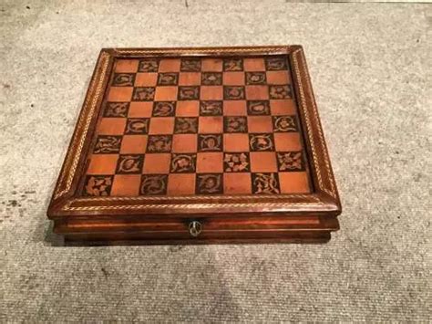 Antique chess board in Antique Boxes