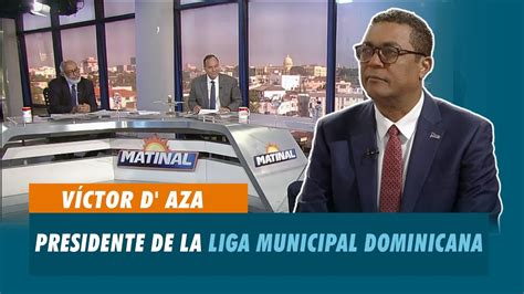 Víctor D Aza Presidente de la Liga Municipal Dominicana Matinal