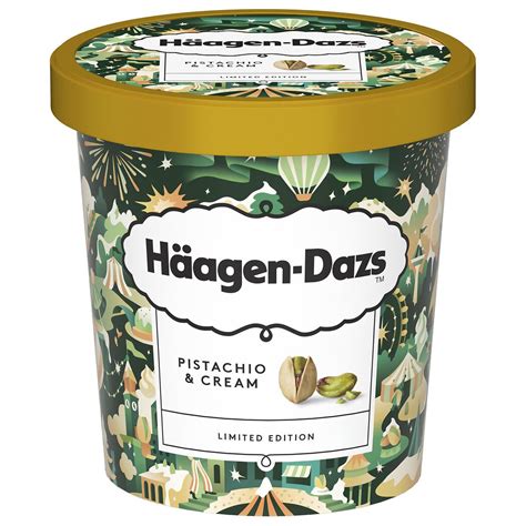 Glace La Pistache Et Cr Me H Agen Dazs Intermarch