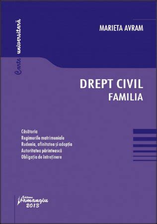 Drept Civil Familia Editura Hamangiu