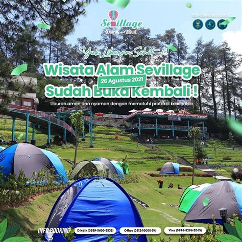 Wisata Alam Sevillage Sudah Dibuka Kembali Cek Harga Tiket Masuk Dan