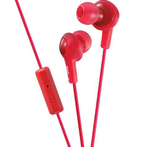 Jvc Ha Fr6 Gumy Plus Earbuds Red Ha Fr6r Bandh Photo Video