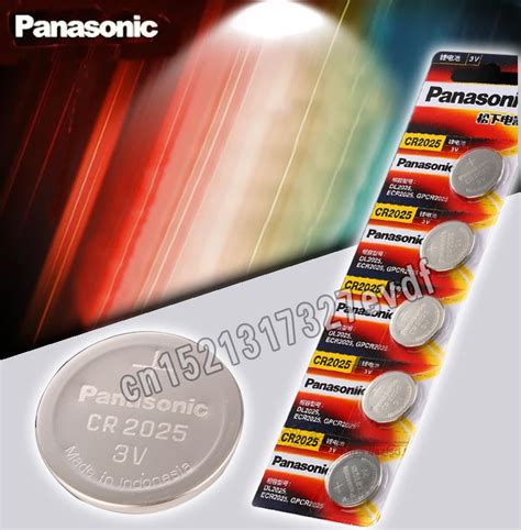 Aliexpress Buy Panasonic Original Cr2025 Button Cell Batteries