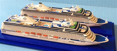 Oceania MARINA RIVIERA Cruise Ship Models 1 1250 Scale