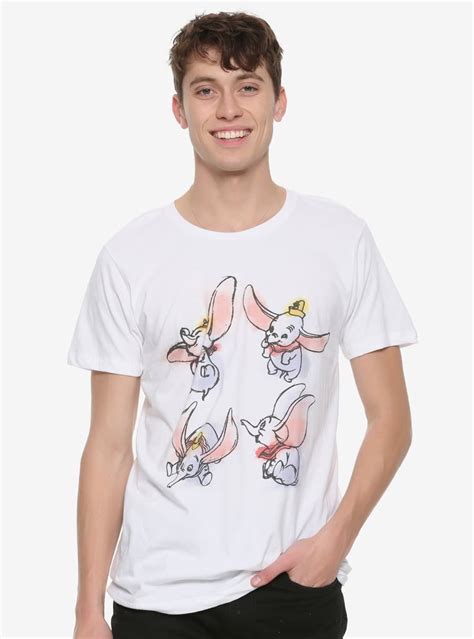 Disney Dumbo Four Sketched Dumbo T Shirt Best Disney Ts For Him 2019 Popsugar Smart