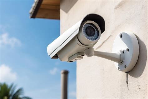 Premium Photo | Security camera or cctv camera for house security