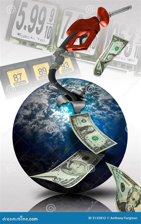 Gas prices rising stock illustration. Illustration of dependency - 5132812