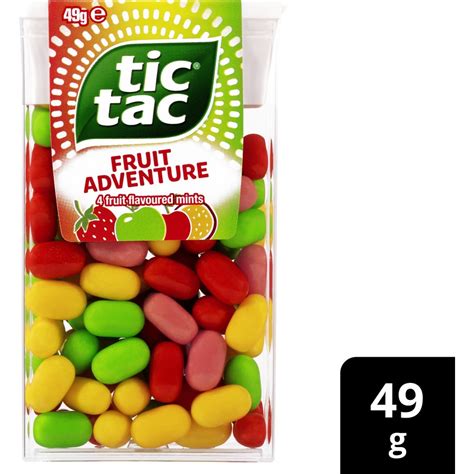 Tic Tac Fruit Adventure 49g Big W