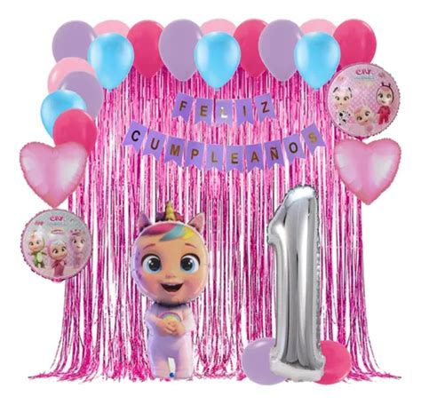 Globos Kit Decoraci N Cumplea Os Bebes Llorones Compatible Env O Gratis