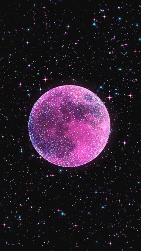 Moon Galaxy Purple Moon HD Phone Wallpaper Pxfuel