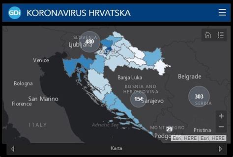 Pratite Irenje Zaraze Interaktivna Karta Pandemije Koronavirusa U