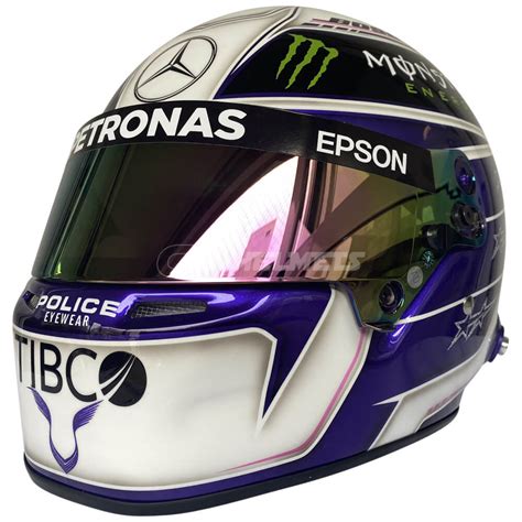 LEWIS HAMILTON 2020 F1 REPLICA HELMET FULL SIZE PURPLE EDITION CM