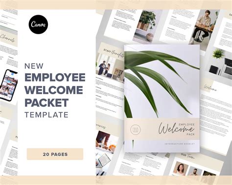 New Employee Welcome Packet Canva Template Onboarding Etsy Australia