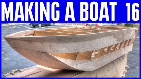 How To Build A Wooden Boat Wooden Strip Hull On The Plywood Boat 16