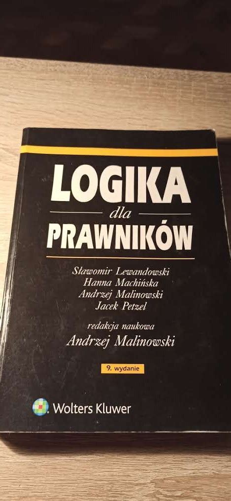 Logika Dla Prawnik W Lublin Kup Teraz Na Allegro Lokalnie