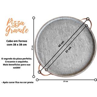 Forma De Pizza De Pedra Sab O Cm Al As De Cobre Shopee Brasil