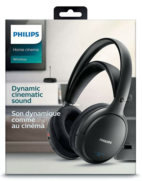 Słuchawki bezprzewodowe PHILIPS SHC5200 10 Hi FI nauszne radiowe cz