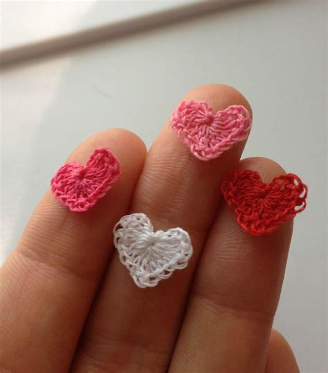 The Unknown Orchard Tiny Crochet Hearts