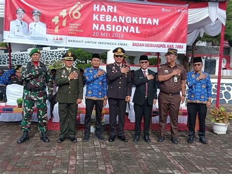 Bupati Toba Pimpin Upacara Hari Kebangkitan Nasional Tingkat Kabupaten