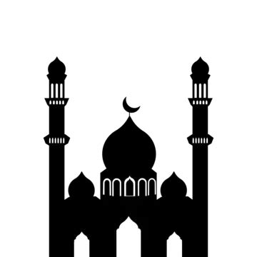 Editable Mosque Silhouette Vector Mosque Vector Mosque Silhouette