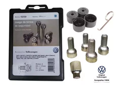 Kit Birlos De Seguridad Originales Nivus T Cross Taos Tiguan Meses