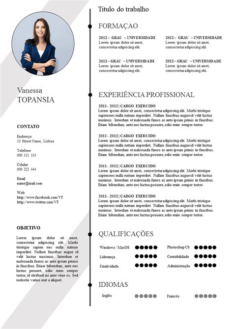 Modelo De Curriculo Preenchido Para Baixar Em Word Cv Gratis Images