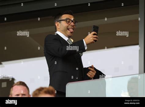 Leeds United Club Owner Andrea Radrizzani Takes A Selfie Before The