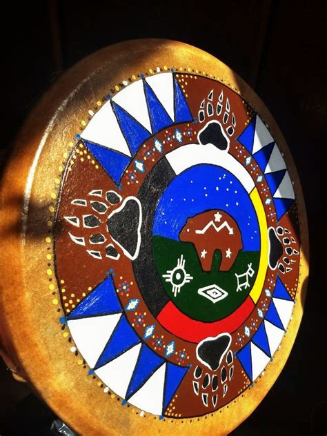 Native American Drum Drawing