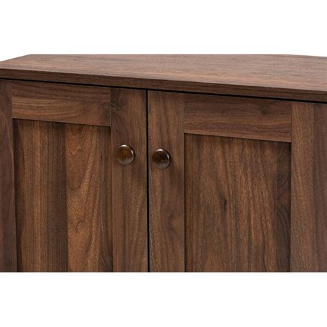 Loon Peak Pairs Brown Manufactured Wood Shoe Storage Cabinet Wayfair